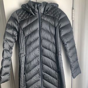 BCBGeneration Charcoal Down Puffy Jacket